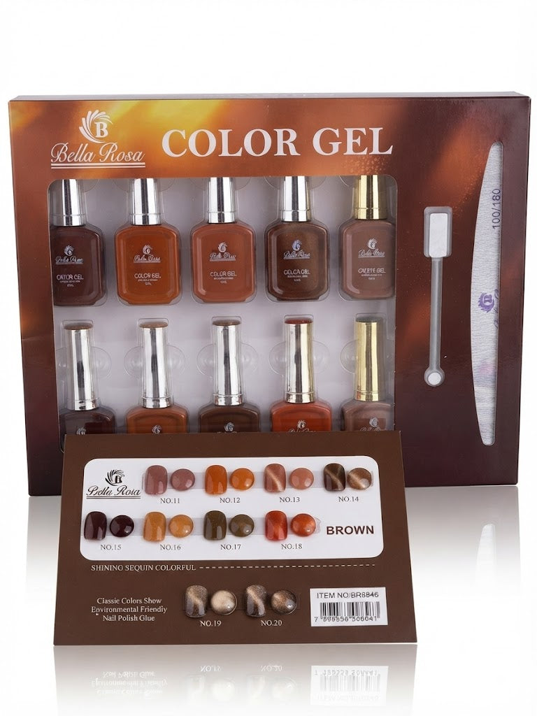 KIT ESMALTE EM GEL BELLA ROSA