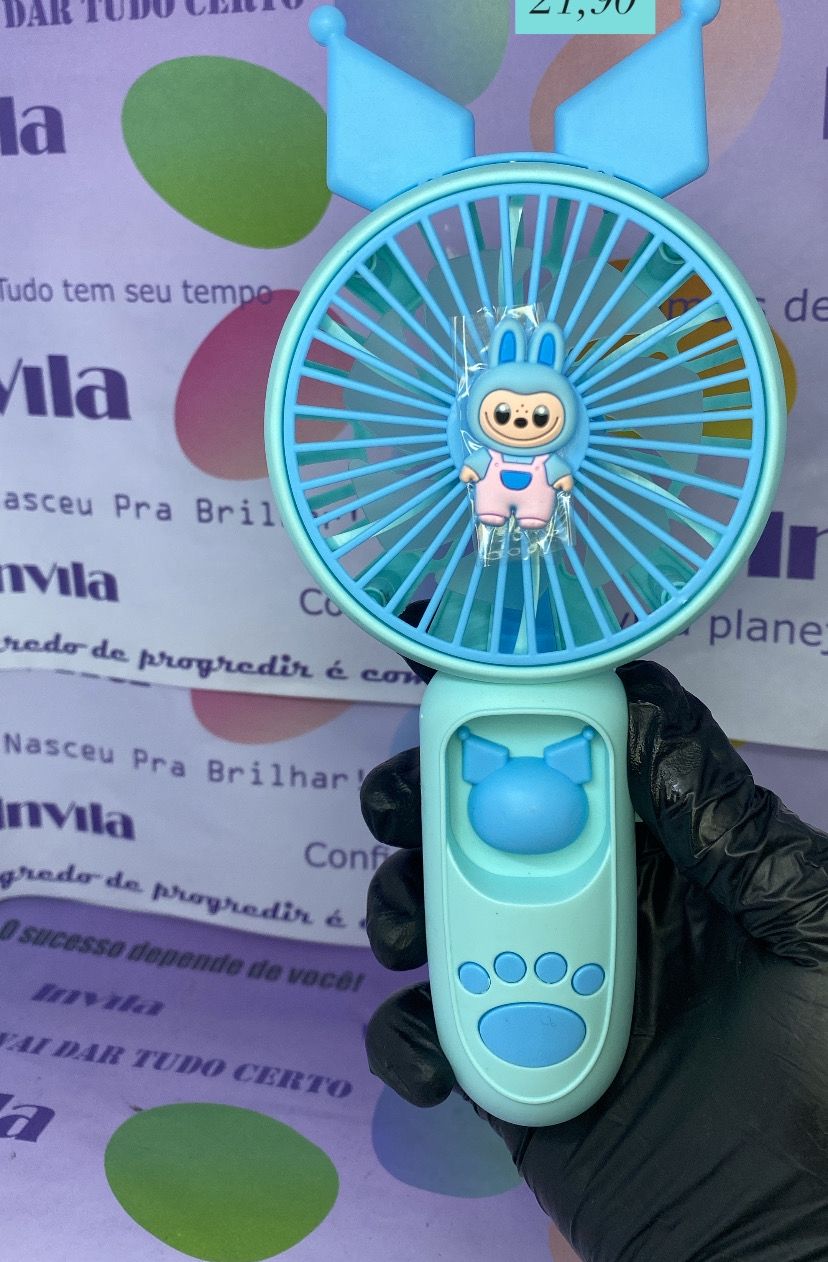 VENTILADOR MINI FAN LIGHT INVILA - Tudo para unhas em gel