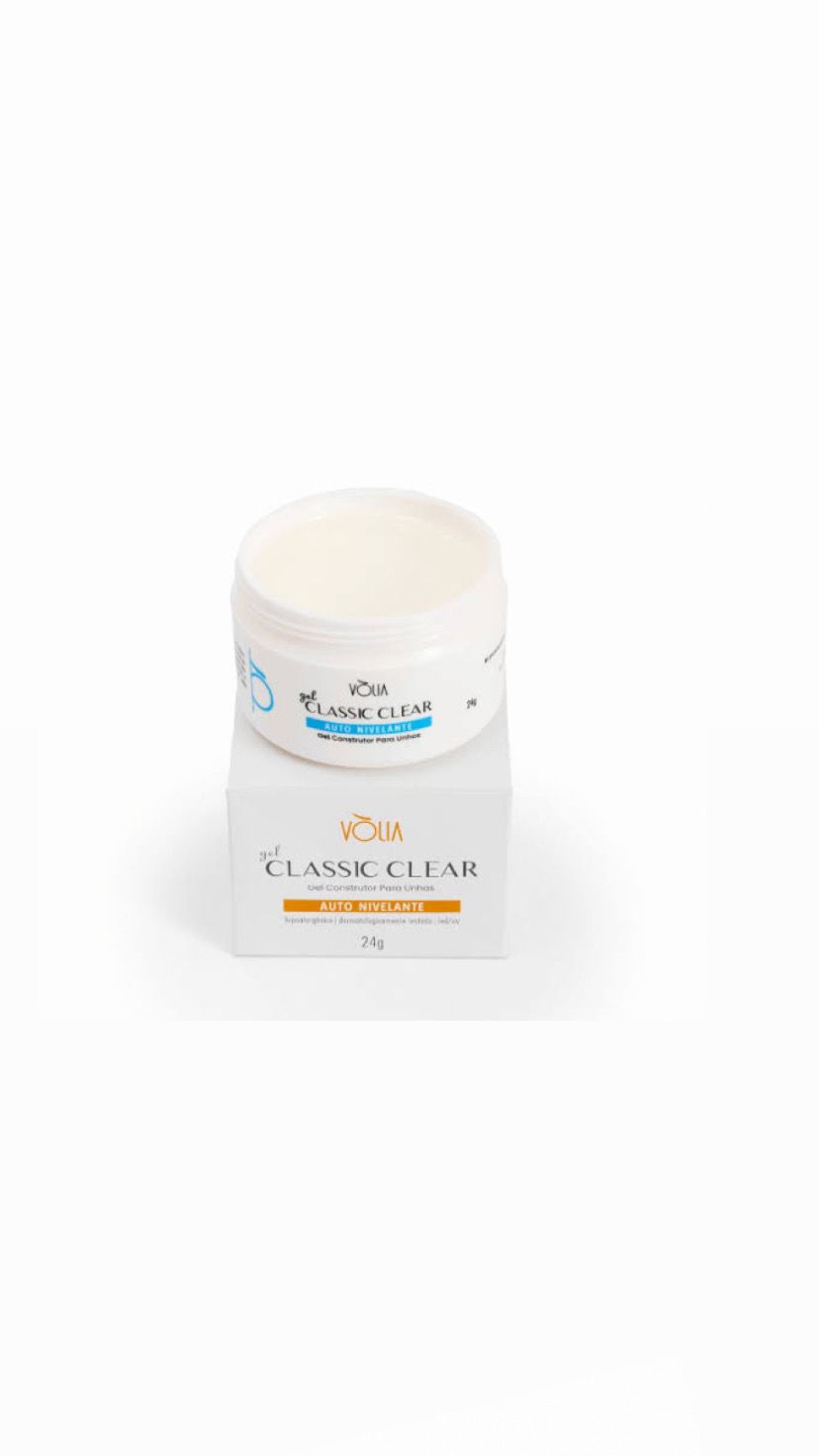 GEL VOLIA CLASSIC CLEAR 24G INVILA - Tudo para unhas em gel