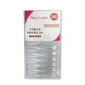 POSTIÇA BAILARINA TRANSPARENTE REAL LOVE- 240PÇS INVILA - Tudo para unhas em gel