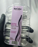 POSTIÇA BAILARINA TRANSPARENTE INVILA- 120 PÇS INVILA - Tudo para unhas em gel