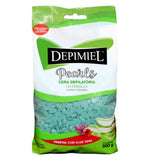 CERA DEPILATÓRIA VEGETAL EM PÉROLAS 500G-DEPIMIEL