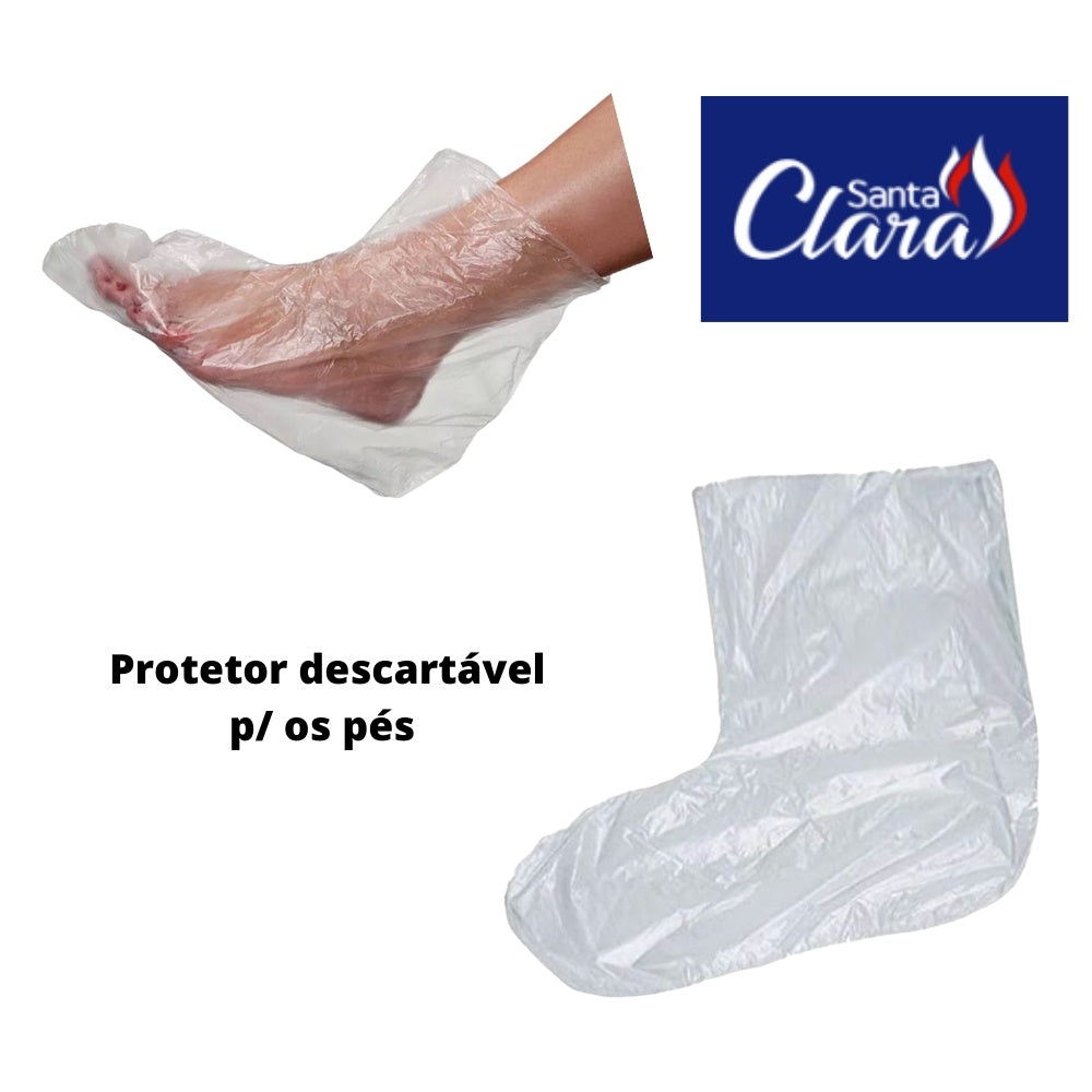 BOTA DESCATÁVEL 100 UN - SANTA CLARA INVILA - Tudo para unhas em gel