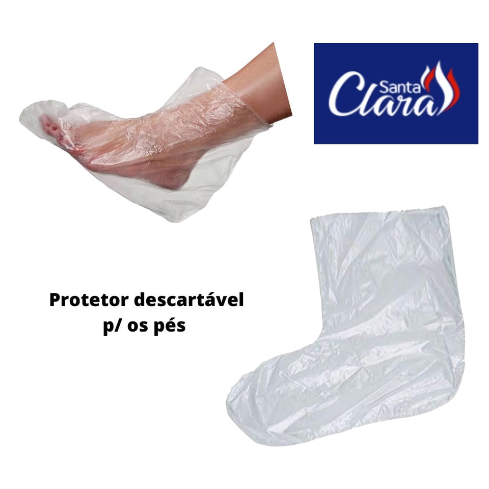BOTA DESCATÁVEL 100 UN - SANTA CLARA INVILA - Tudo para unhas em gel