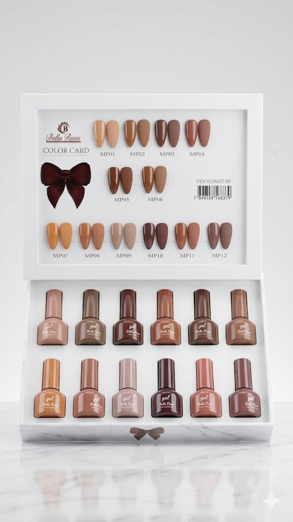 KIT ESMALTE EM GEL LAÇO BELLA ROSA 12UN