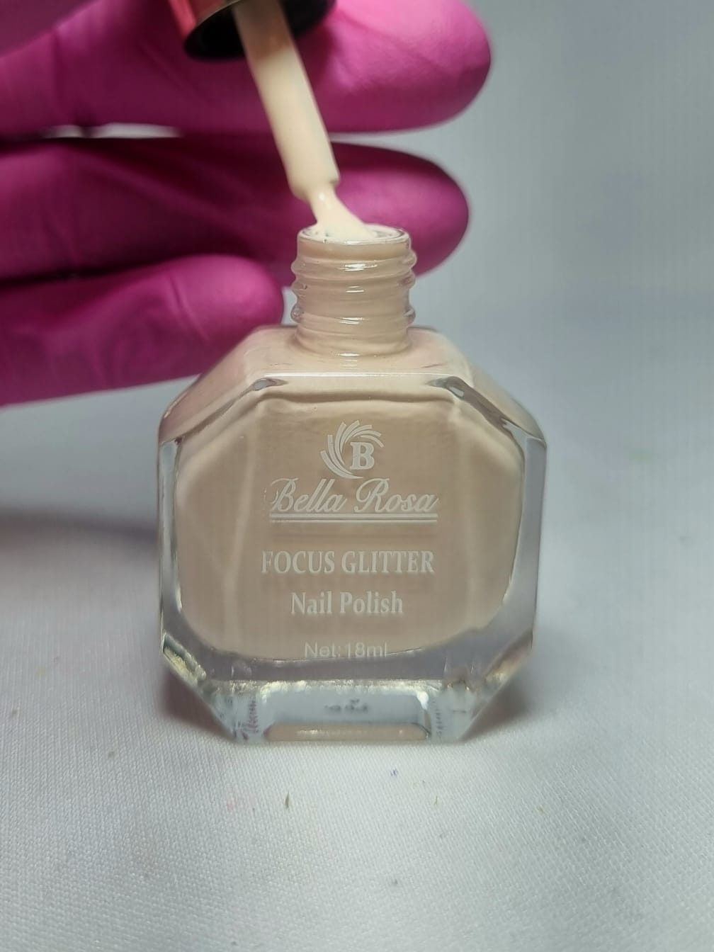 ESMALTE BELLA ROSA FOCUS GLITTER 03- 18ML INVILA - Tudo para unhas em gel