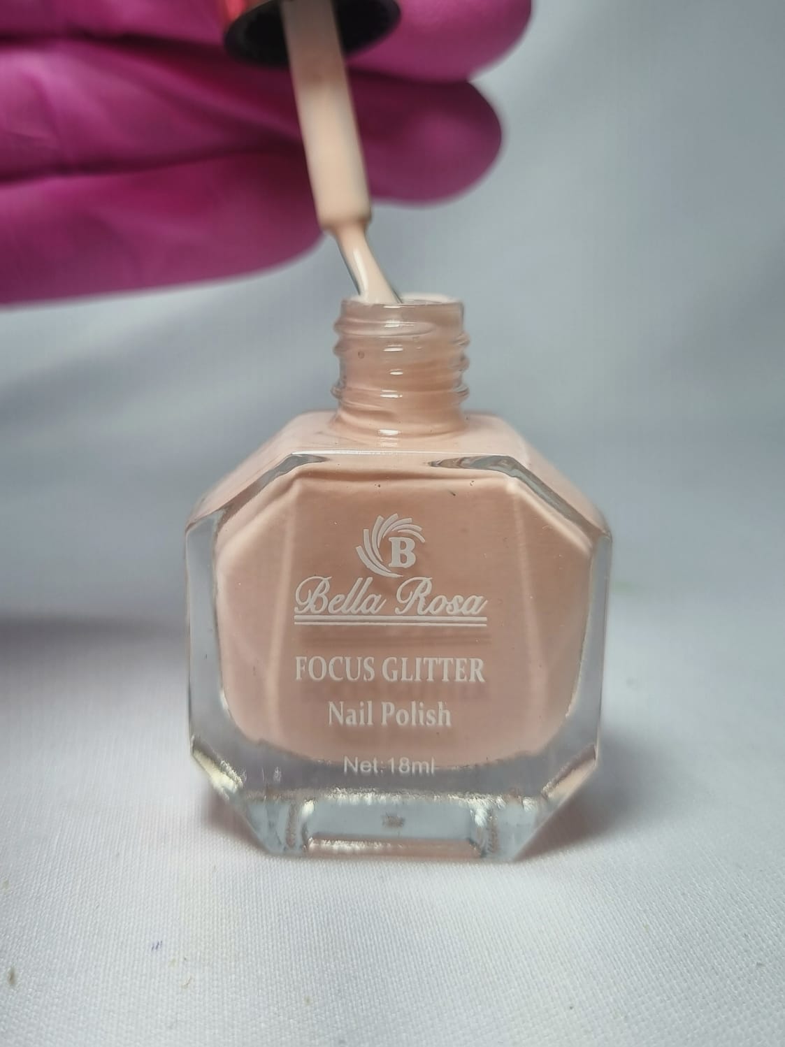 ESMALTE BELLA ROSA FOCUS GLITTER 05- 18ML INVILA - Tudo para unhas em gel