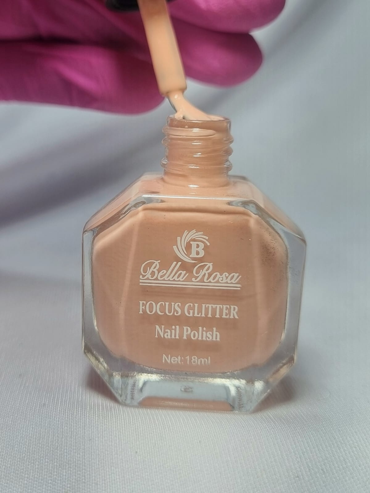 ESMALTE BELLA ROSA FOCUS GLITTER 06- 18ML INVILA - Tudo para unhas em gel