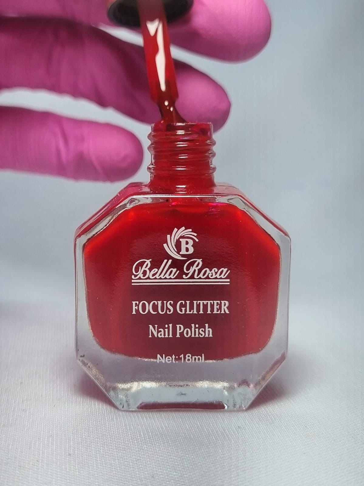 ESMALTE BELLA ROSA FOCUS GLITTER 14- 18ML INVILA - Tudo para unhas em gel
