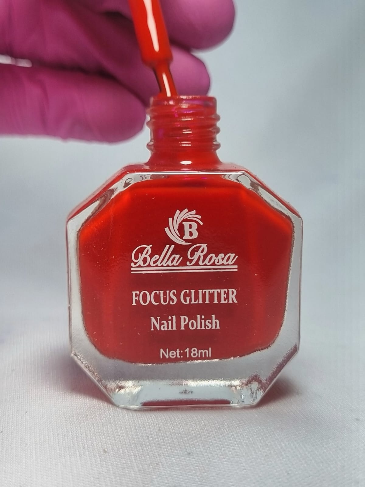 ESMALTE BELLA ROSA FOCUS GLITTER 15- 18ML INVILA - Tudo para unhas em gel