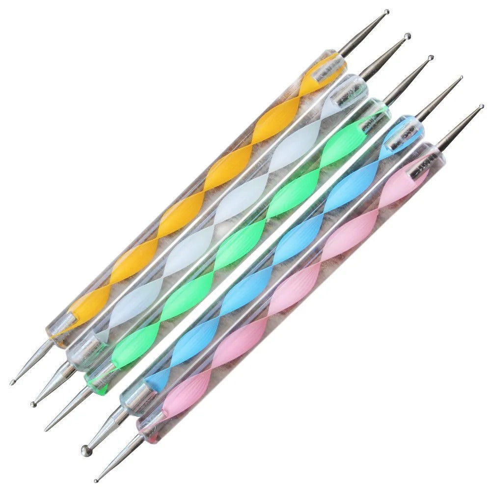 KIT PINCEL BOLEADOR COLORIDO INVILA - Tudo para unhas em gel