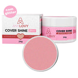 COVER SHINE GLITTER 24G -ANYLOVY INVILA - Tudo para unhas em gel