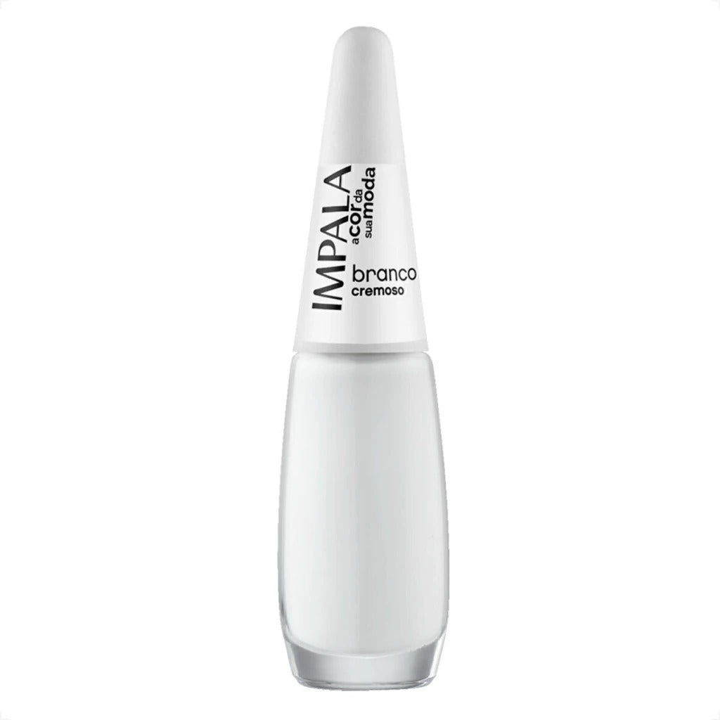 ESMALTE IMPALA BRANCO 7,5ml INVILA - Tudo para unhas em gel