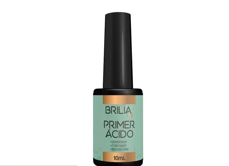 PRIMER ÁCIDO 10ML - BRILIA NAIL INVILA - Tudo para unhas em gel