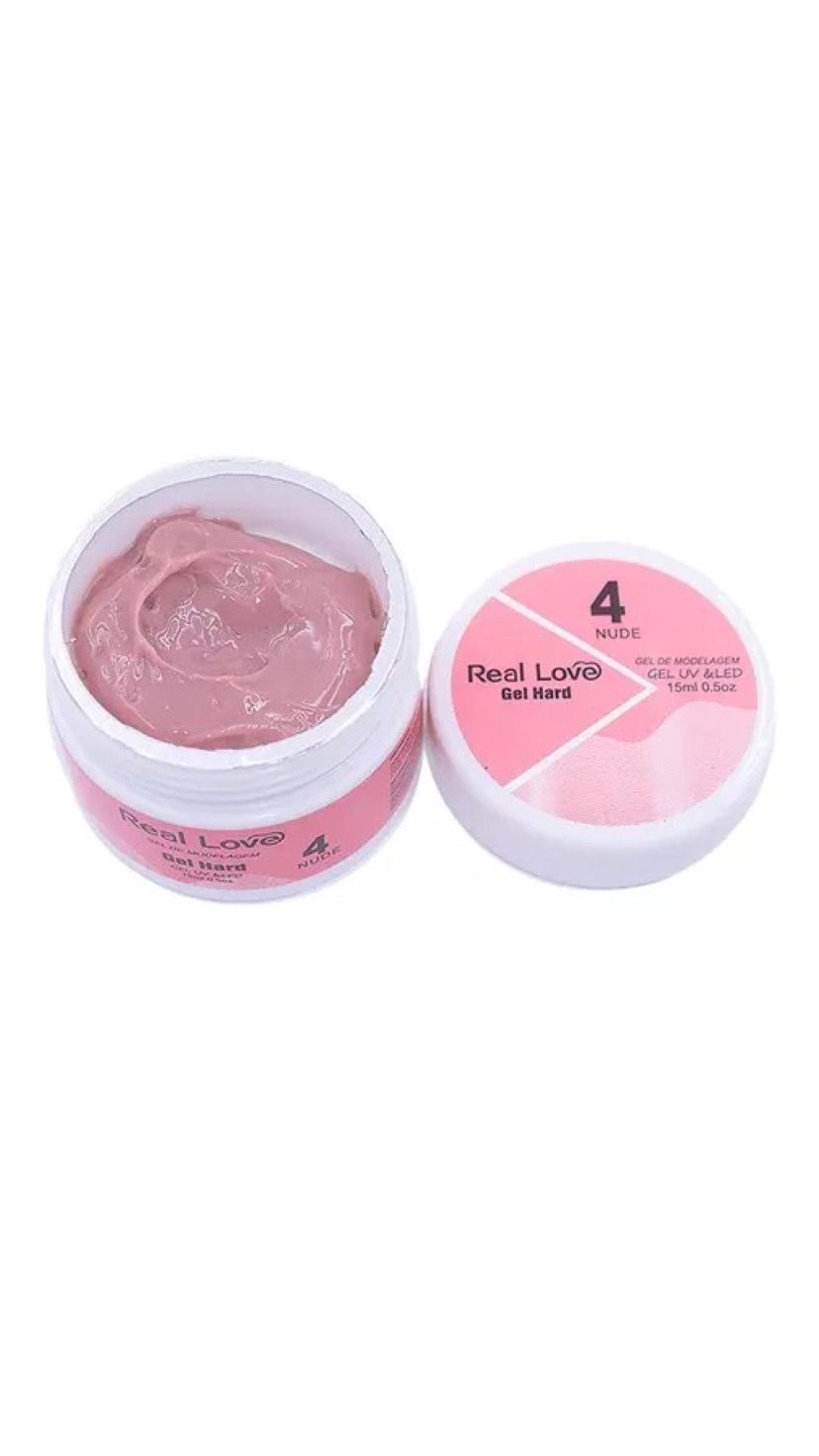 GEL HARD NUDE 04 REAL LOVE-15g INVILA - Tudo para unhas em gel