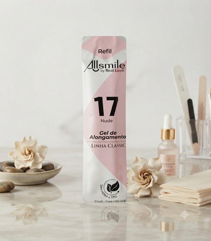 REFIL GEL DE ALONGAMENTO 17 NUDE - REAL LOVE