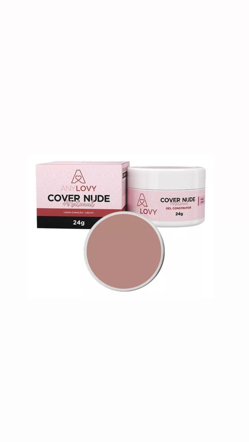 GEL COVER NUDE+NATURAL  24G - ANYLOVY INVILA - Tudo para unhas em gel