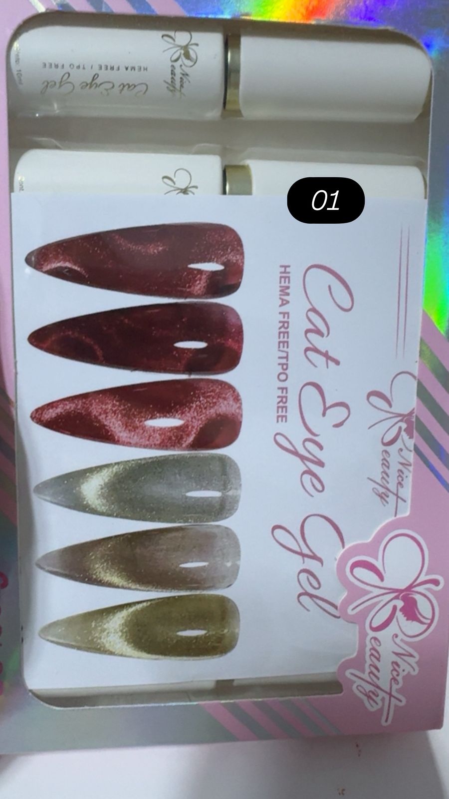KIT ESMALTE CAT EYE GEL COLOR 6 – NICE BEAUTY