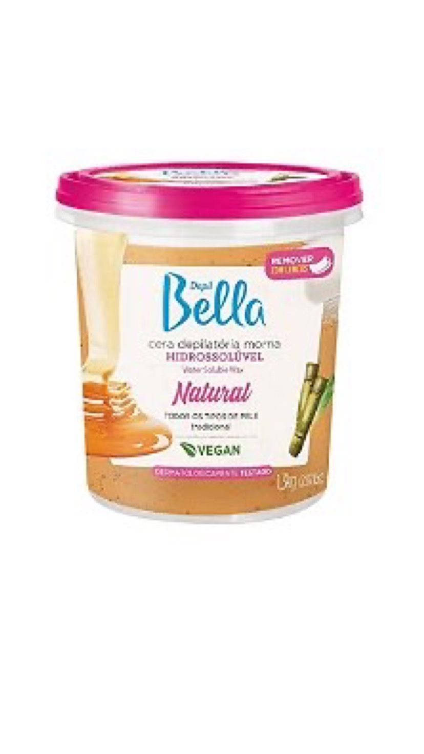 CERA DEPILATORIA HIDROSSOLUVEL NATURAL  1,3KG -DEPILBELLA INVILA - Tudo para unhas em gel