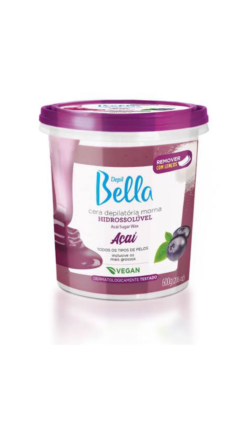 CERA DEPILATORIA MORNA AÇAI 600G -DEPIL BELLA INVILA - Tudo para unhas em gel