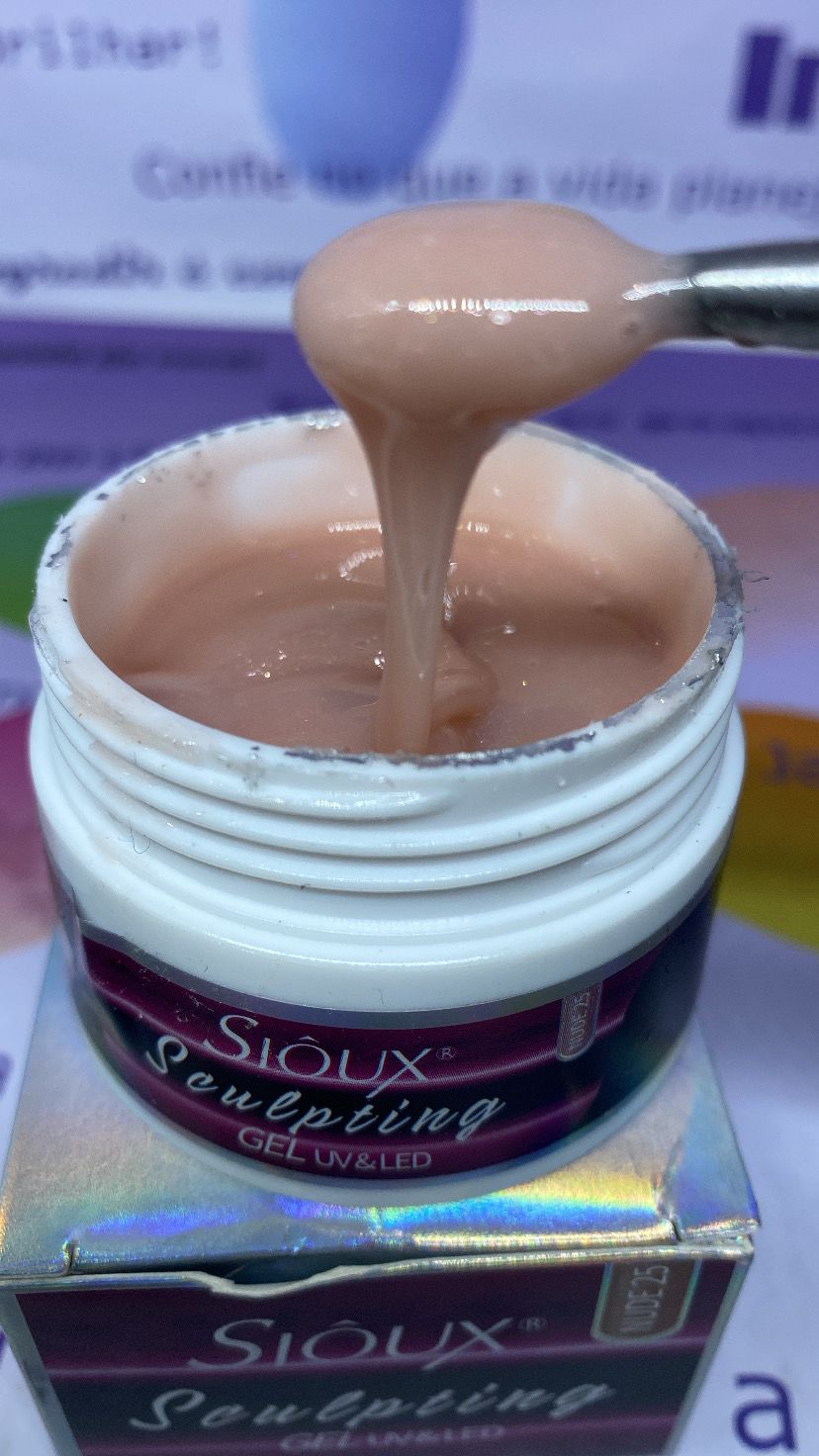 Sculpting Gel Uv Led 15g – Nude 25– Siôux INVILA - Tudo para unhas em gel