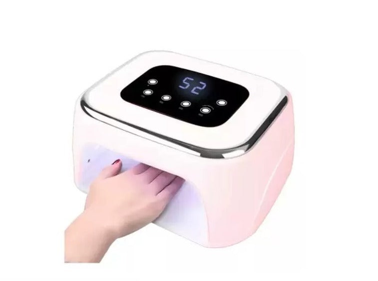 Cabine UV/LED 128w 42 Leds Com Bluetooth Música e Painel LED INVILA - Tudo para unhas em gel