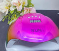 Cabine Cromada Rosa Sun X Uv 36 Led  Secagem Unhas Gel INVILA - Tudo para unhas em gel