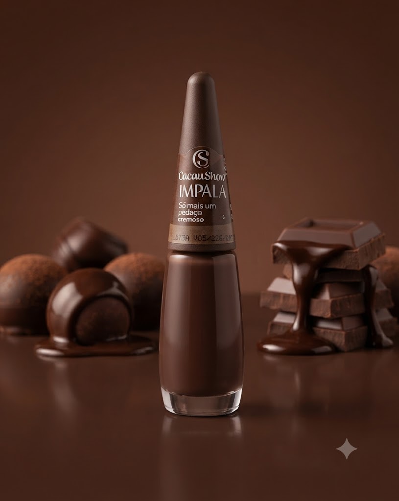 ESMALTE IMPALA SO MAIS UNM PEDAÇO - COLEÇAO CACAU SHOW
