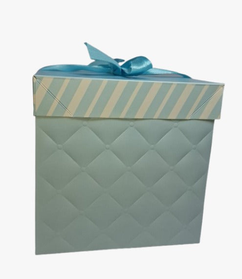 CAIXA PARA PRESENTE DE PAPEL AMIGOLD AZUL INVILA - Tudo para unhas em gel