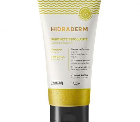 SABONETE ESFOLIANTE CAMOMILA - HIDRADERM 180ML INVILA - Tudo para unhas em gel