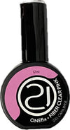 CAPA BASE NAILS 21 ONE FIX FIBER CLEAR PINK- 12ML INVILA - Tudo para unhas em gel