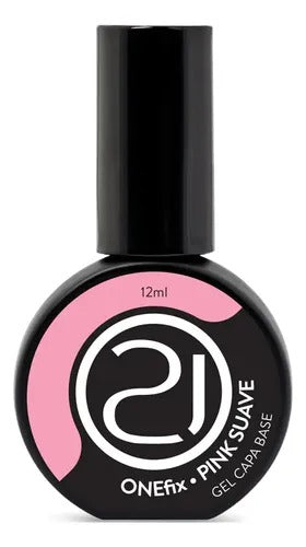 CAPA BASE NAILS 21 ONE FIX PINK SUAVE- 12ML INVILA - Tudo para unhas em gel