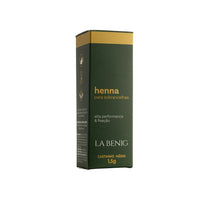 HENNA CASTANHO MÉDIO 1,5G -LA BENIG INVILA - Tudo para unhas em gel