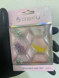 KIT GLITTER COM STRASS DAFU INVILA - Tudo para unhas em gel
