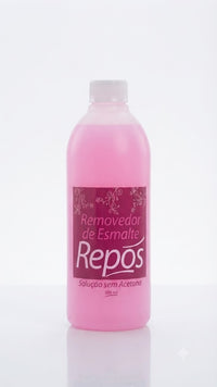REMOVEDOR DE ESMALTE SOLUÇAO SEM ACETONA 5OOML - REPOS