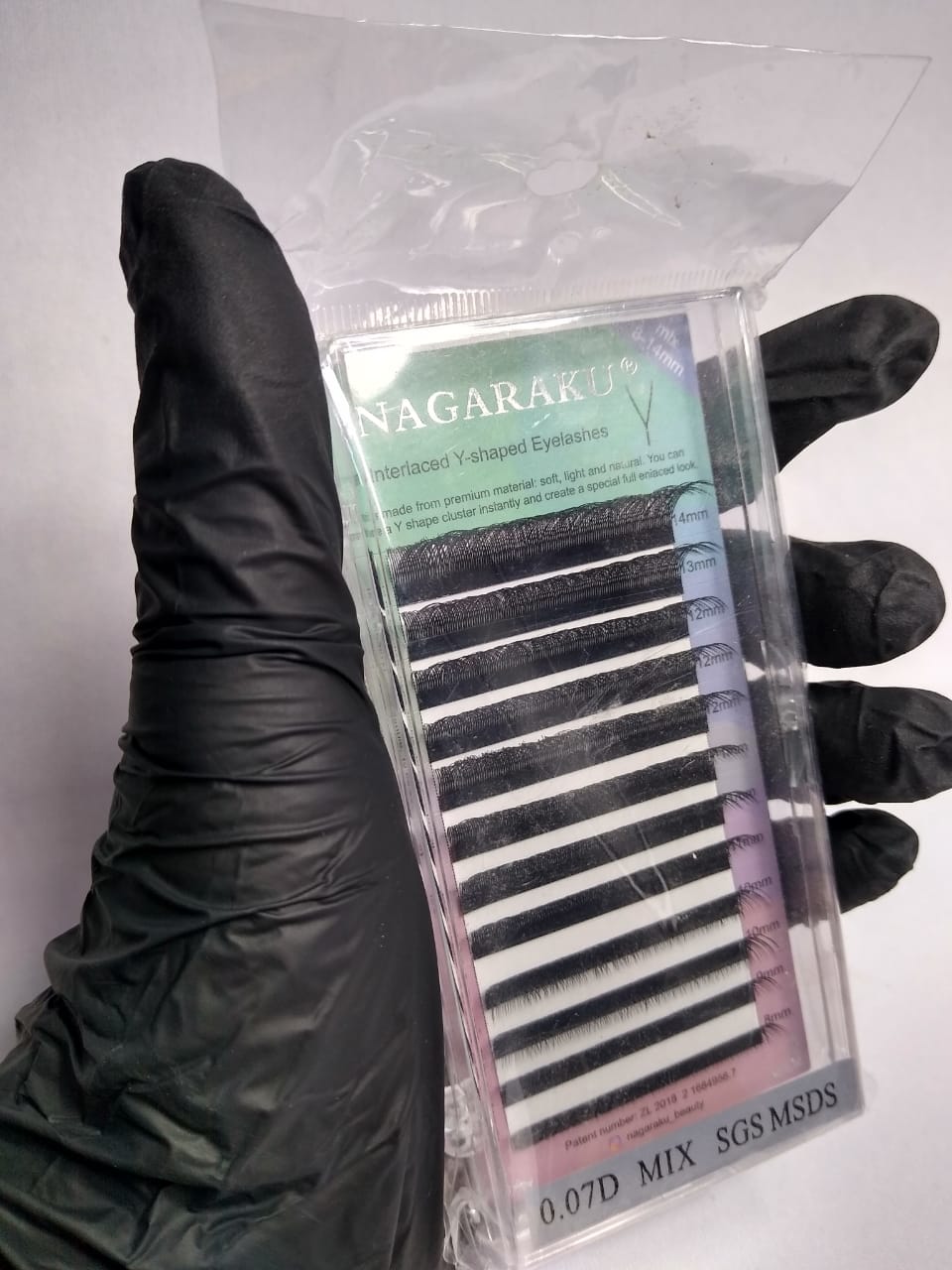 CILIOS NAGARAKU Y 0.07D MIX 8-14MM INVILA - Tudo para unhas em gel