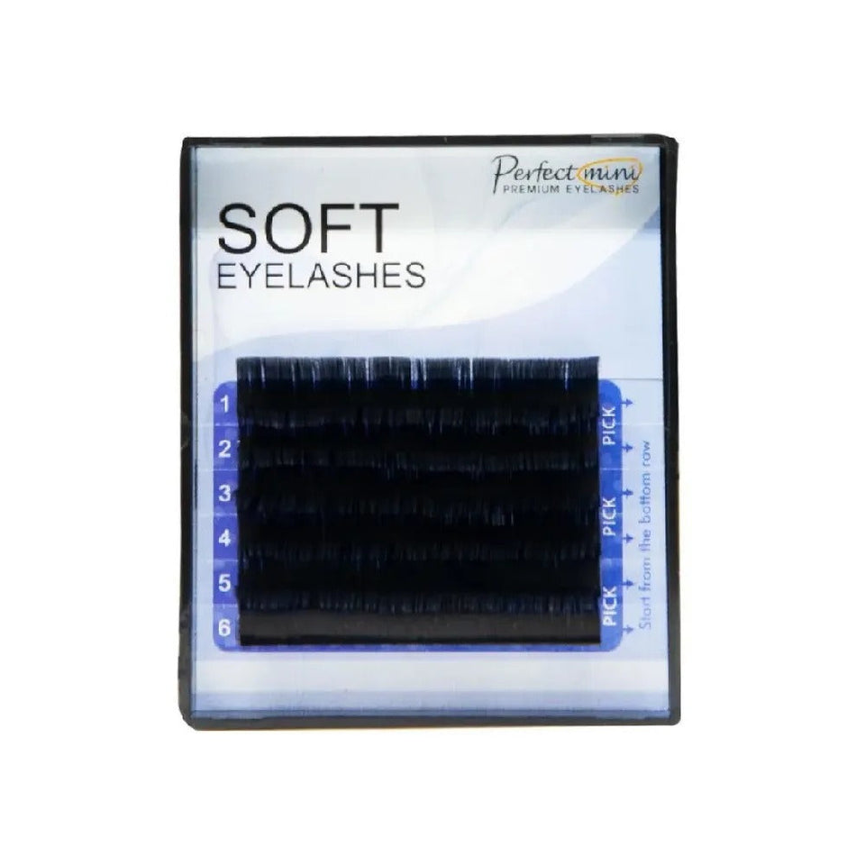CILIOS SOFTEYELASHES 0.07 D 14MM INVILA - Tudo para unhas em gel