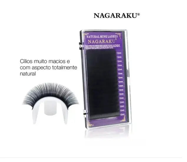 CÍLIOS 0.7 D - 13MM INVILA - Tudo para unhas em gel
