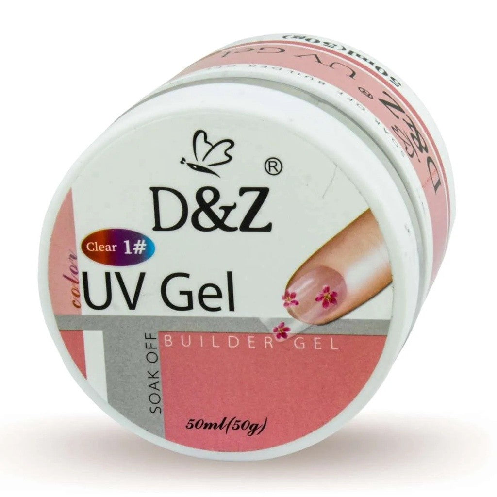 GEL D&Z BUILDER GEL CLEAR- 50ml INVILA - Tudo para unhas em gel