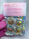 DECORAÇÃO PARA UNHA DIVERSOS COLORIDO GWEN- 4UND INVILA - Tudo para unhas em gel