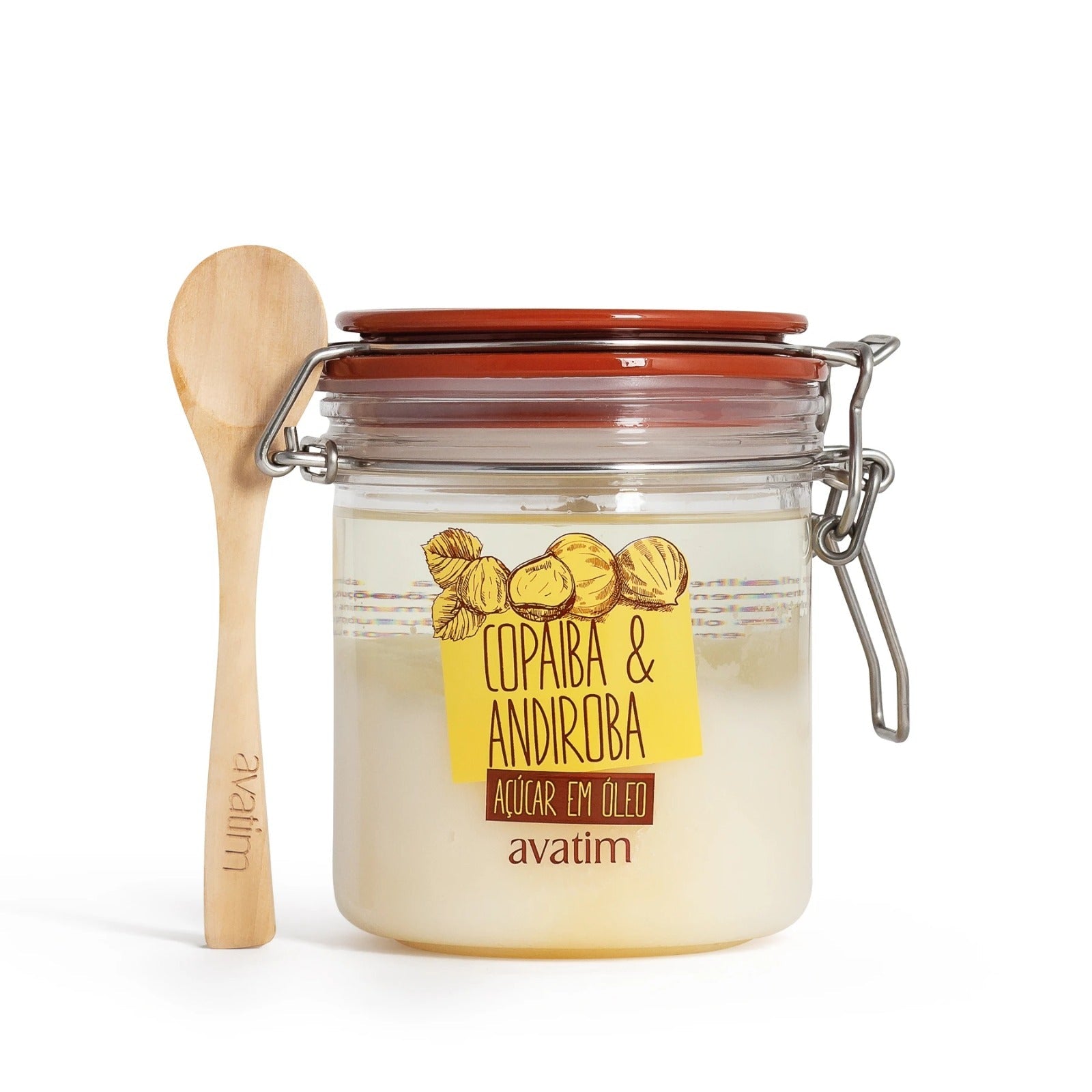 COPAIBA & ANDIROBA AÇUCAR EM OLEO AVATIM 500G INVILA - Tudo para unhas em gel