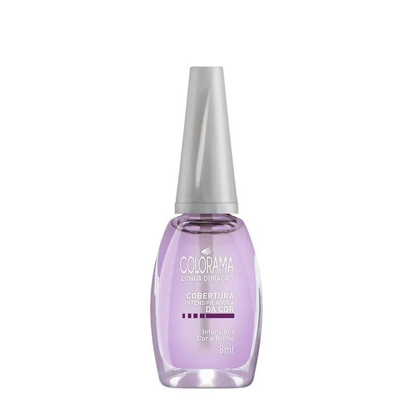 ESMALTE COLORAMA INTENSIFICA COR E BRILHO 8ML INVILA - Tudo para unhas em gel