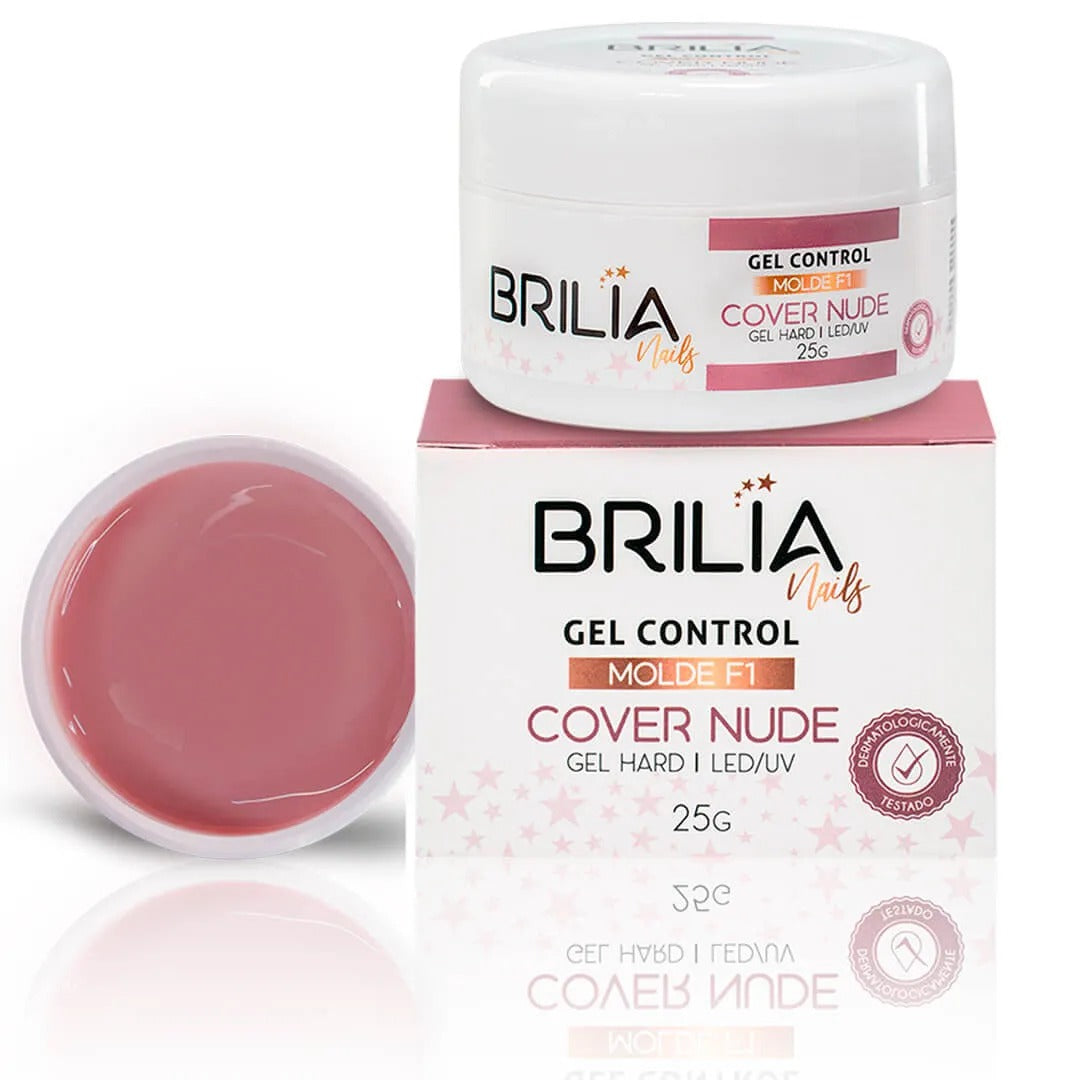 GEL COVER NUDE BRILIA NAIL 25G INVILA - Tudo para unhas em gel