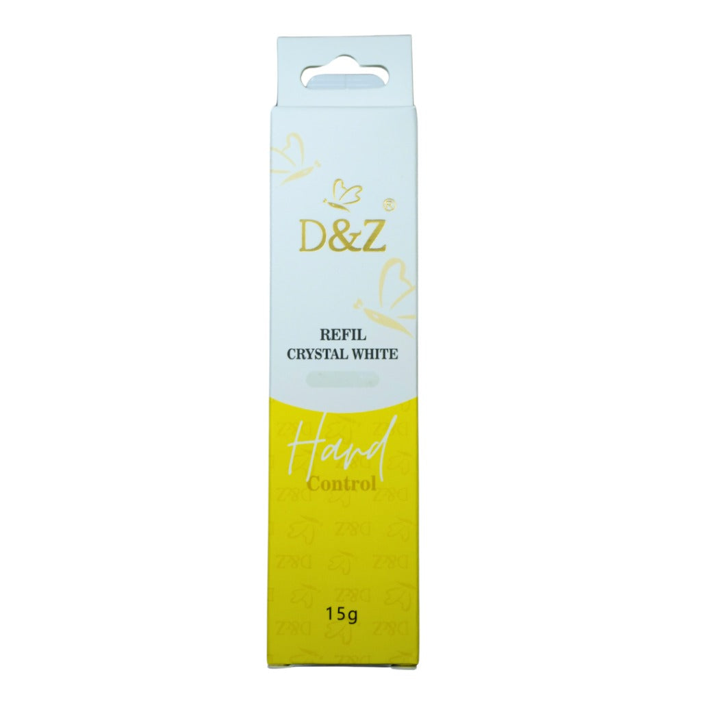 GEL DEZ REFIL CRYSTAL WHITE 15G INVILA - Tudo para unhas em gel