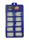TIPS CURVATURA C LEITOSA SIOUX- 100 UND INVILA - Tudo para unhas em gel