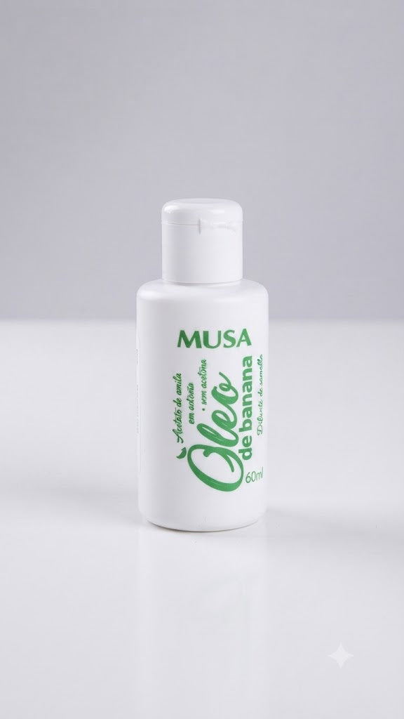 OLEO DE BANANA DILUENTE DE ESMALTE 60ML - MUSA