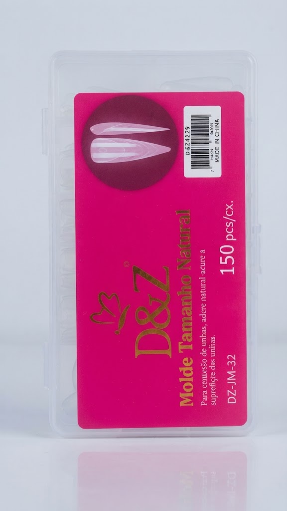 MOLDE DEZ TAMANHO NATURAL STILETO JM32 150PCS