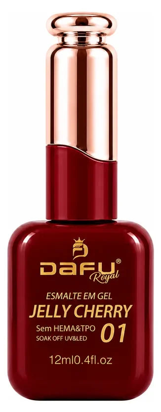 ESMALTE EM GEL DAFU JELLY CHERRY SEM HEMA & TPO – COR 11 | 12ML