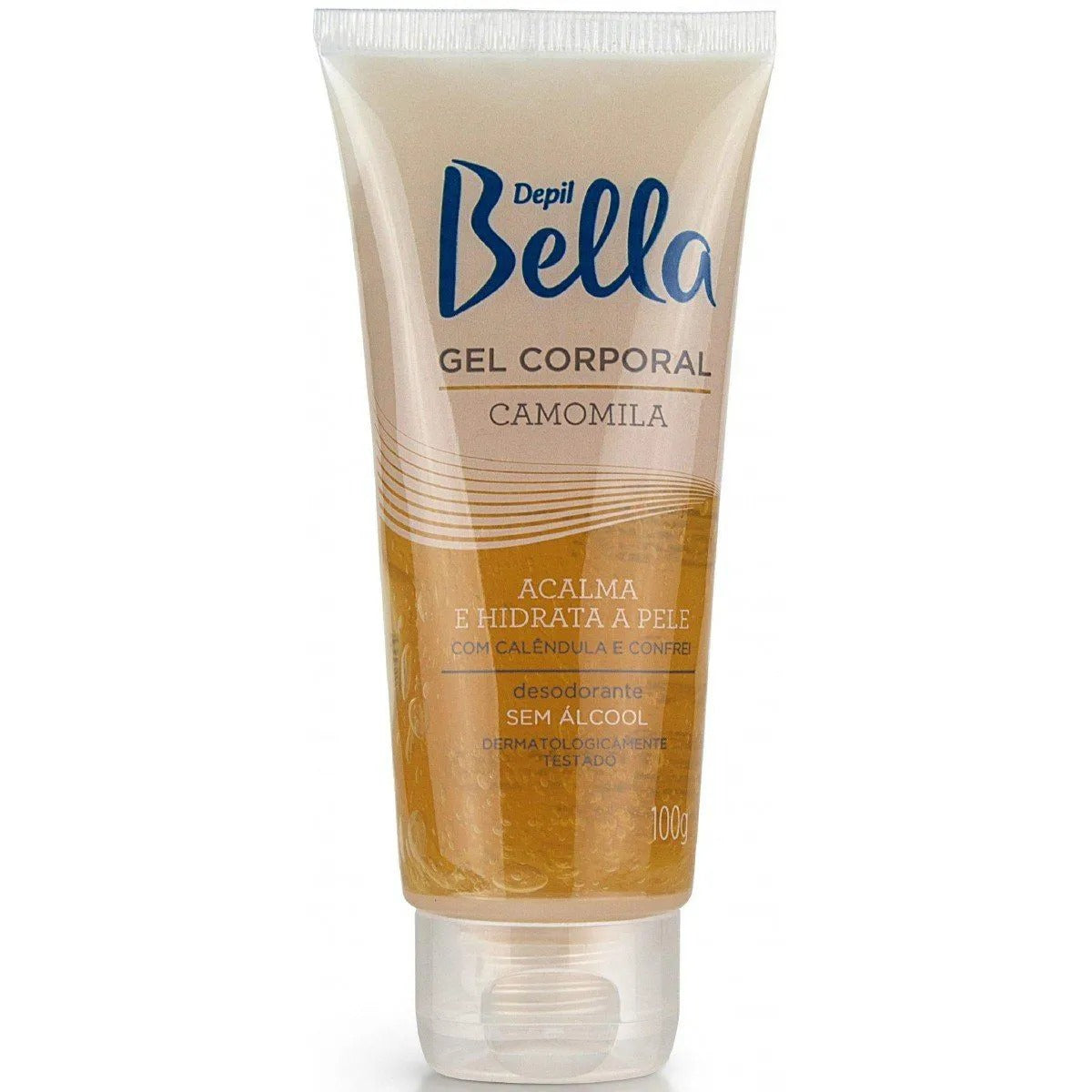 GEL CORPORAL DEPIL BELLA CAMOMILA- 100g INVILA - Tudo para unhas em gel