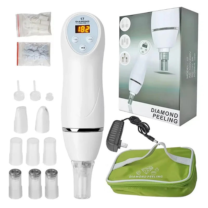 APARELHO DE DIAMOND PEELING COM KIT EXTRATOR PARA LIMPEZA DE PELE INVILA - Tudo para unhas em gel